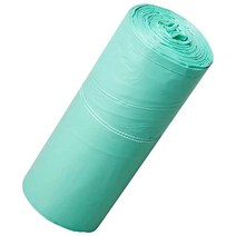 주방용 퇴비화 백 3.8L(1갤런) 통 쉽게 찢을 수 있는 쓰레기통 라이너 욕실용 작은 라이너 90개 그린321176