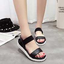 예쁜 신발 밴드 바캉스 여름 샌들 은색 동남아 여행신