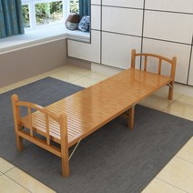 대나무 평상 접이식 야외 베란다 옥상 테이블 이동식 대청마루 대나무침대, 폭60x197CM
