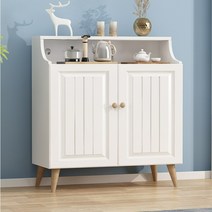 유럽 엔틱 그릇장 복고풍 단단한 스타일 고급 영국엔틱 가구, 이중문, 10.라이트월넛색상길이80X100X40