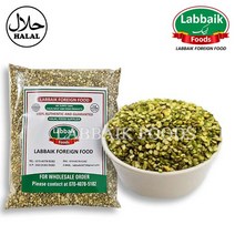 LABBAIK Green Mong Dal Cut Chilka 800g (Lentil / Pulse) 800g 그린뭉 칠카 (찐녹두), 1개
