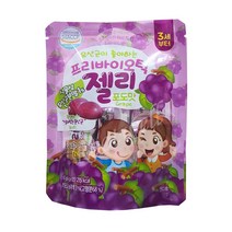 (주)에이치케이팜 프리바이오틱 젤리(60g)-포도맛 식물성유산균 유아젤리, 1팩, 포도맛