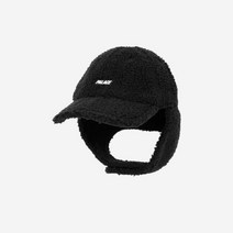 [정품] 팔라스 웜돔 이어플랩 6-패널 캡 블랙 - 22FW Palace Warmdome Earflap 6-Panel Black