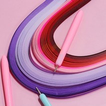 위센티브 퀼링 종이 그라데이션 5MM 종이감기도구 종이감기공예 종이만들기