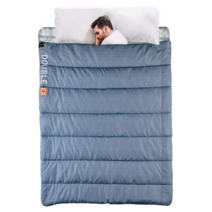 (공식처발송) 코베아 더블 EX 2인 패밀리 사이즈 침낭 페더 미군 군용 다운, 더블EX 침낭, 1개