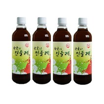 해담은베리 순수 흰민들레즙 흰민들레엑기스 흰민들레진액 생산자 직접판매, 500ml, 4개