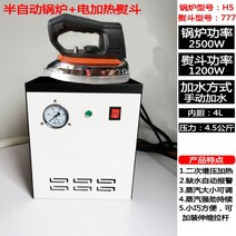 업소용 세탁소 전기 스팀 다리미 산업용 보일러 가압 의류 커튼 드라이 클리닝, 수동물추가2500W-전기가열다리미