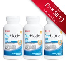 [사은품선택-3개 SET] GNC 프리바이오틱 유산균 고스 60정 (캐플릿) GNC Prebiotic GOS 60 caplets, 챱스틱(사과s)