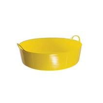 Gorilla 35 Litre Large Shallow 2 Hand LED Tub Hi-Vis Yellow