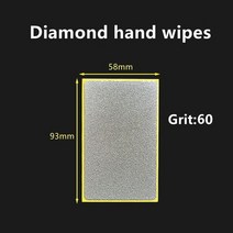 콘크리트폴리싱 다이아몬드 핸드 폴리싱 패드 95mm x 58mm 타일 유리 연마 그라인딩 블록 패드 스톤 대리석 세라믹 샌딩 디스크, 01 93x58mmGrit 60, 93x58mmgrit 60