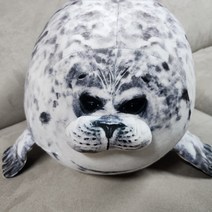 물개 인형 하프 물범 모찌 대형 쿠션, NEW하프물범