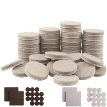 펠트 의자 다리 패드 5mm 두께 바닥 스크래치 보호 매트 음소거 미끄럼 방지 자체 접착 DIY 가구 액세서리 20mm, [2] B