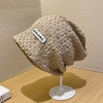 대두둘레 힙합 챙 없는 모자 후드 산후 관리 모자