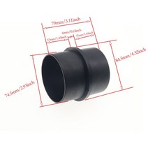 자동차 히터 덕트 호스 파이프 Eberspacher 또는 Webasto용 조이너 커넥터 직선 조인트 튜브 42mm 60mm 75m, [04] 75Long connector