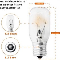 라바 램프 해파리 용암 무드등 조명 밝기 조절 가능 T25 40W E12 230V 오븐 용암 램프 왁스 워머 전구 냉장, 04 E17 120V