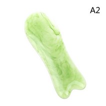 하트괄사 유기괄사 Guasha 보드 수지 밀랍 너도밤 나무 마사지 스크레이퍼 Gua Sha 도구 얼굴 목 뒤로 바디 압력 요법, 06 Jade 10.9cm