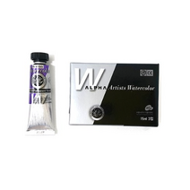 알파색채 실버레벨 수채화물감낱색 D 156 PermanentViolet, 15ml, 1색