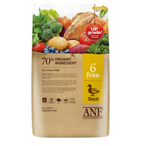 ANF 유기농 6Free 오리 전연령 애견사료, 1개, 2kg