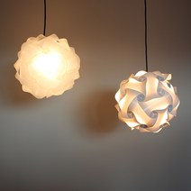 지앵스 인테리어전등갓 펜던트등 카페등퍼즐조각조명 인테리어조명, A형(반투명)
