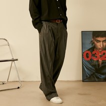 커먼클로젯 / 22FW 스트라이프 슬랙스 [와이드핏]