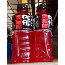 PowerAde sports drink Fruit punch 파워에이드 스포츠 드링크 프룻 펀치맛(591ml) x 8개, 1개
