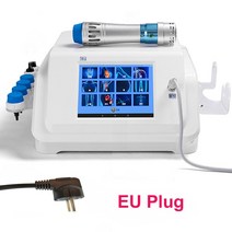 가정용 체외충격파 치료기 휴대용 충격파 치료 기계 근육 장치용 파도 Masajeador V80A 바디 물리 장비 마, 02 EU Plug