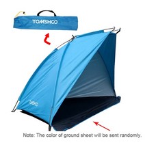 캠핑용 텐트 Tomshoo 야외 스포츠 양산 캠핑 텐트 낚시 피크닉 비치 파크 텐트, 협동사, 파란색