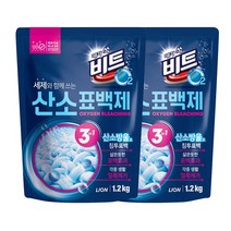 비트 O2 산소 표백제, 1.2kg, 2개