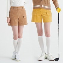 빈폴골프 여성 코듀로이 쇼트 팬츠 2종택1