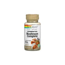 Solaray 솔라레이 Fermented Mushroom Complete 600mg 60베지캡슐 차가버섯 노루궁뎅이버섯 마이타케 영지버섯 아가리쿠스버섯 표고버섯 운지버섯 동충하초