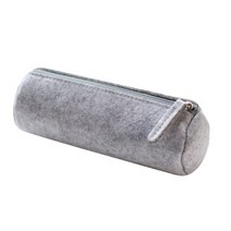 가죽필통 대용량 대학생 직장인 대형 생선 jianwu 미니멀리스트 펠트 연필 가방 패브릭 연필 케이스 연필 상자 학교 용품 사무용품, 회색, 회색