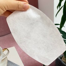 노팅힐샵 교체형 면 마스크 여름용 압축 필터 정전기 부직포 미세먼지 일회용 얇은 멜트 브라운 원단, 1팩, 10매