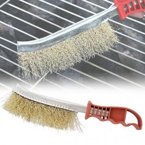 h황동브러쉬 쇠솔 철판 불판 세척 청소 와이어 녹제거