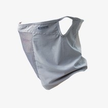 숨쉬기 편한 쿨 메쉬 멀티 스포츠 마스크 골프 냉감원단 햇빛차단 귀걸이형 멀티 스카프 남녀공용, 민자 회색