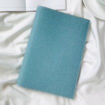 오브리즈 헤링본 북커버 북마크 세트 책보관 다이어리 자동차등록증커버, 스카이블루, 기본형