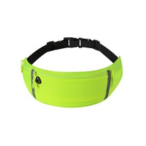 이지큅 3포켓 러닝 플립 벨트 힙색, 형광