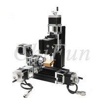 밀링 zhouyu tcz10002m 60w 4 샤프트 cnc 머신 분할 플레이트 12000rpm 빅 파워 메탈 4 축 mache3 머신
