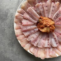 목포 흑산도 삭힌 홍어회, 국산 홍어, 중간 삭힘, 250g, 1개