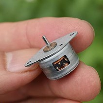 BLDC 서보 소형 스텝 스테핑 감속모터 감속기 엔코더 마이크로 15mm 2상 4선식 dc 5v 미니 소형 전기 스테퍼 모터 스텝 각도 18도 정밀 액세서리 모델 부품, 없음