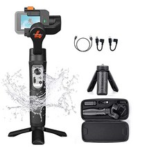 hohem Pro 4 짐벌 스태빌라이저 GoPro 10987 Insta360 One R DJIOSMO 액션과 호환 가능 3축 액션 카메라 짐벌 스플래시 프루프