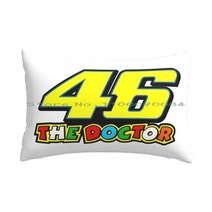 VR46 롯시 the doctor 베스트 오브 베개 케이스 20x30 5075 소파 침실 파스텔 코티지코어 wlw 낙서 긴 직사각형 베개 커버 홈, 직사각형 베갯잇, 20x30인치 50x75cm