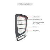 원격시동 경보기 스마트폰 EASYGUARD EC001NP PKE 패시브 키리스 엔트리 원격 트렁크 릴리스 하이재킹 방, 한개옵션0
