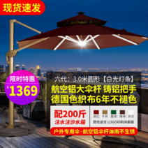 태양광 캐노피 파라솔 마당 야외 조명, 옵션15