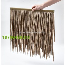 인조 볏짚 초가 지붕 시공 밀짚 덮기 갈대 이엉 짚 10개셋트, 밝은 회색