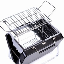 캠핑 화로 대 숯불 구이 훈제 기계 고기 굽는 그릴 생선 구이기