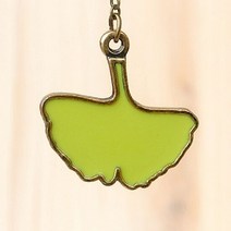 BooKiss2 은행잎 책갈피 연두 독서책갈피 북마커 펜던트북클립, 단품