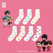 [BTS TinyTAN] Name Socks_타이니탄 방탄소년단 네임 양말 데일리 삭스 패션 양말, RM