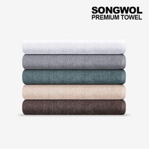 송월타월 미니핸드타올 5장, 베이지, free