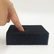 미용실 이발 스폰지 얼굴털이개 머리카락털이개 검정스펀지, 10개