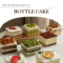 떠먹는케이크 우유크림케이크 보틀케이크 수제케이크 홈파티케이크 생일케이크 보틀티라미수 케이크선물, 카라멜바나나